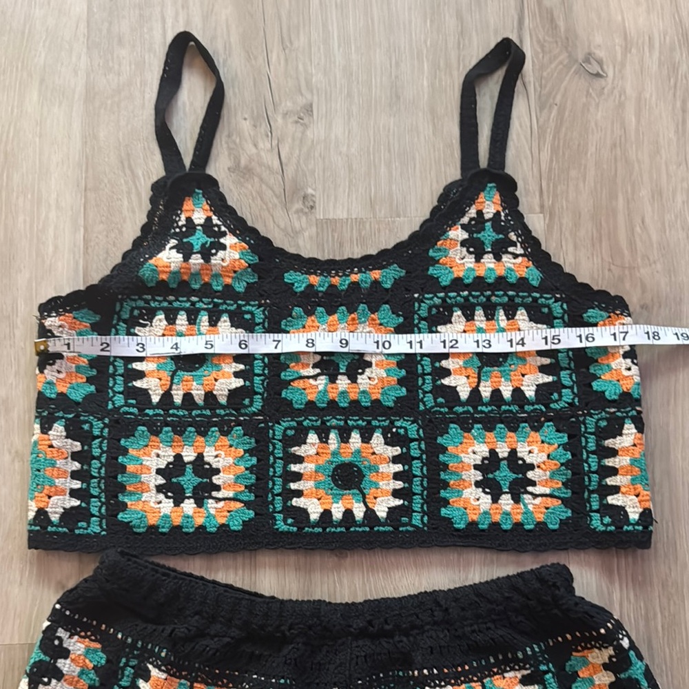 Talulah Crochet Patterned 2 Piece Set - Picture 3 of 7